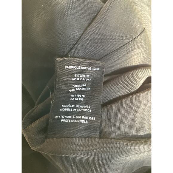 Helmut Lang 'Relaxed' Black Fit Pull On Wool Short Size XS - Picture 5 of 5